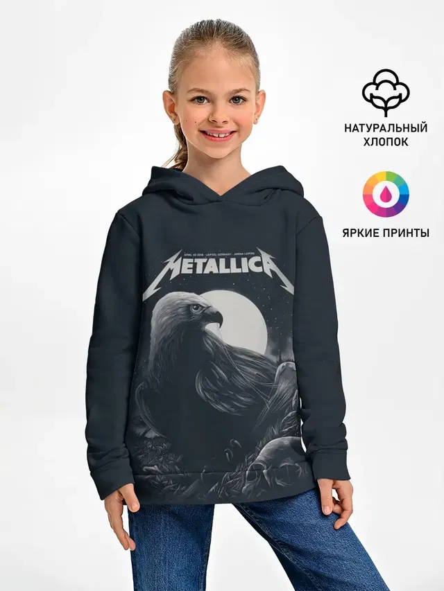 Детское худи с принтом «Metallica»