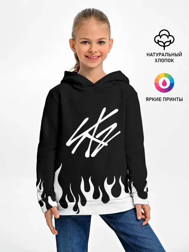 Детское худи с принтом «Stray Kids»