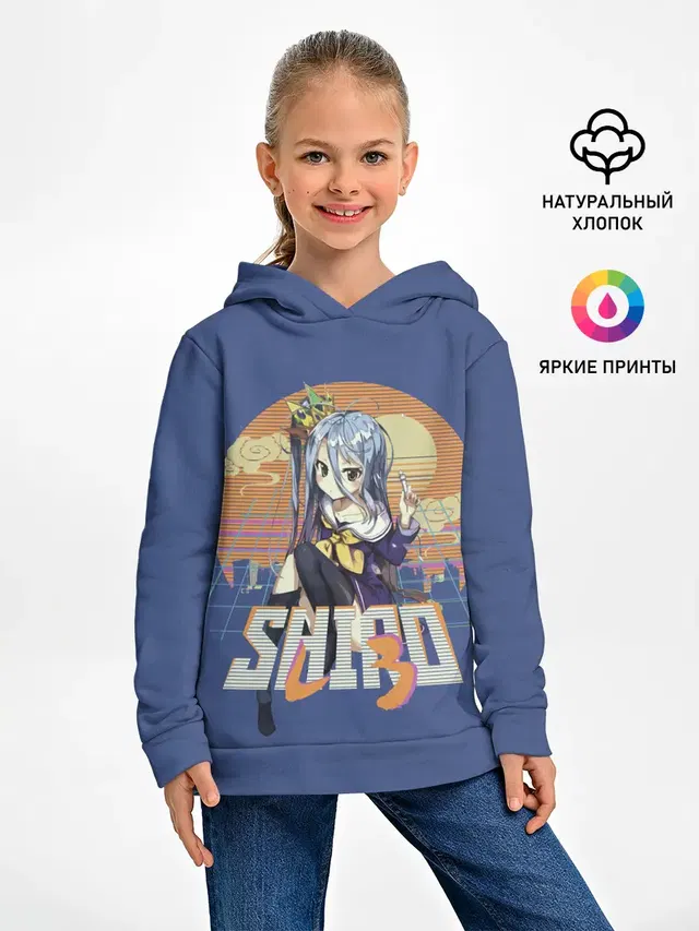 Детское худи с принтом «Shiro princess»