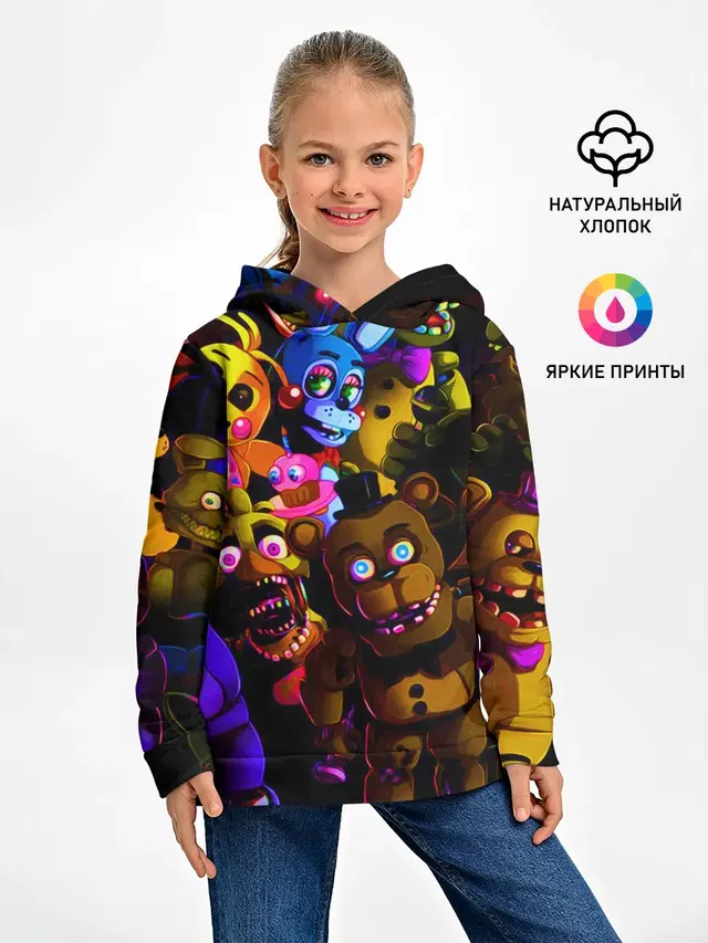 Детское худи с принтом «Five Nights At Freddy\s»