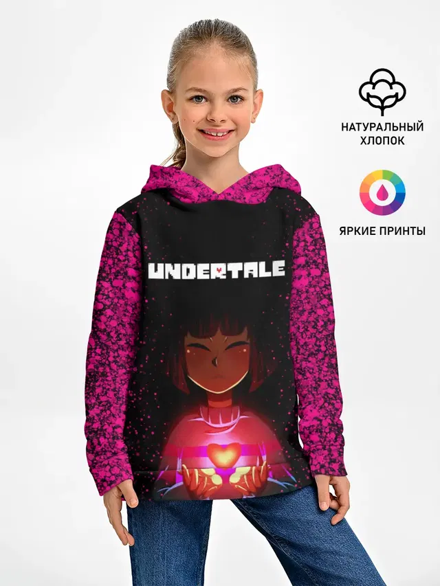 Детское худи с принтом «Frisk — UNDERTALE FRISK»
