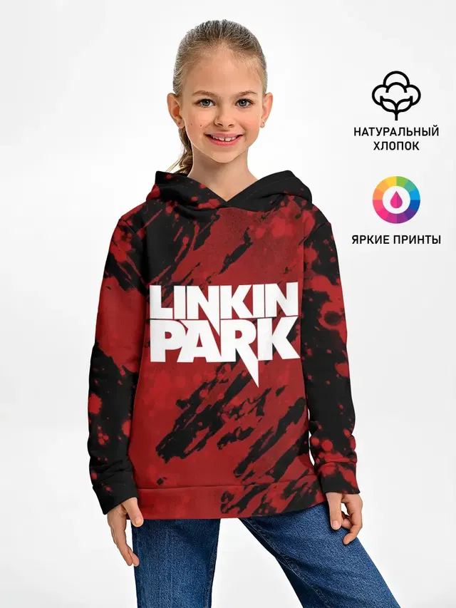 Детское худи с принтом «Linkin Park»