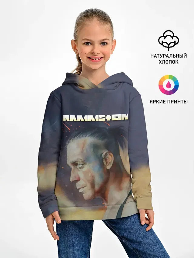 Детское худи с принтом «Rammstein»