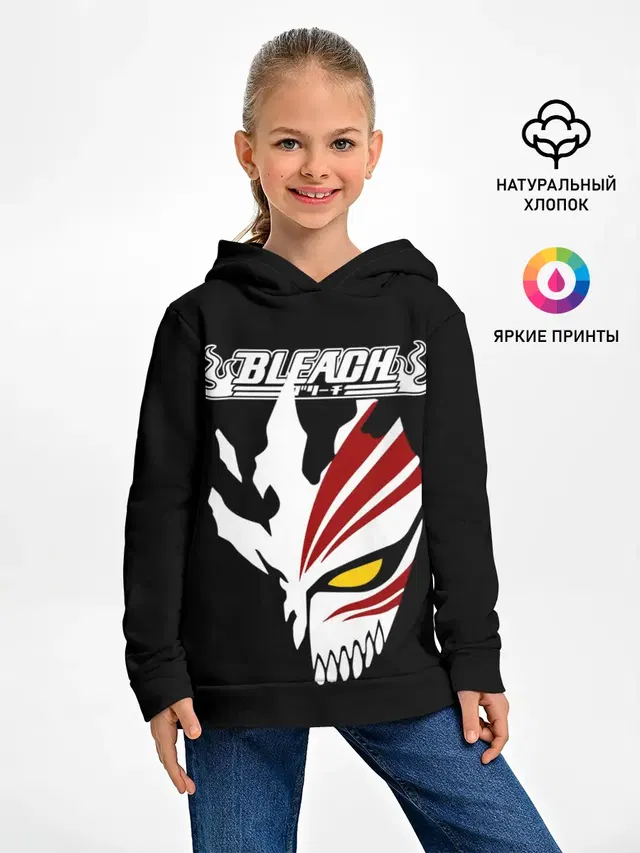 Детское худи с принтом «BLEACH vector art»