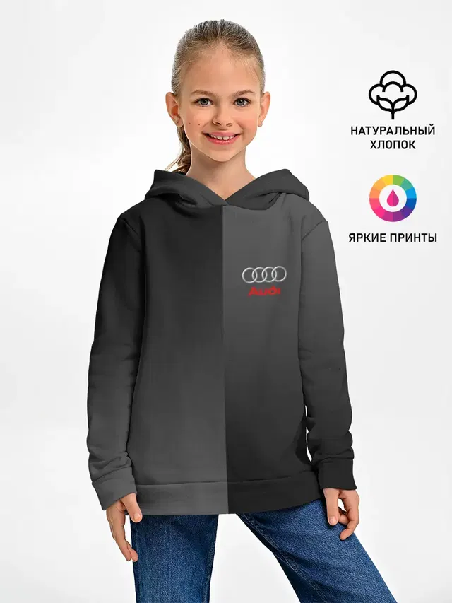 Детское худи с принтом «Audi — AUDI SPORT»