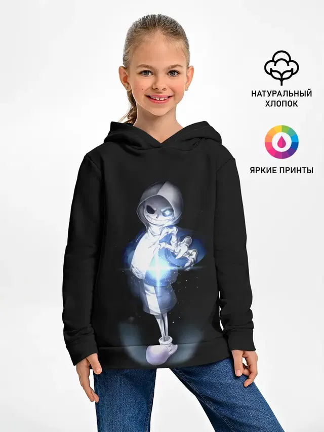Детское худи с принтом «Skeleton»