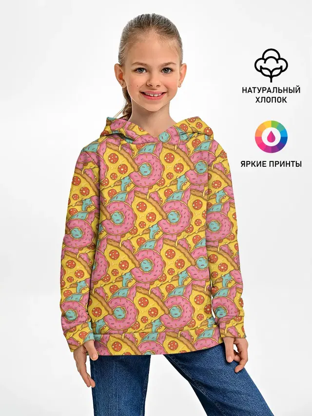 Пицца и пончики
