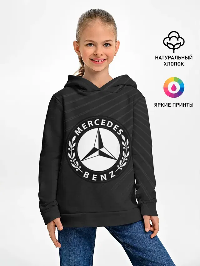 Детское худи с принтом «Mercedes SPORT»