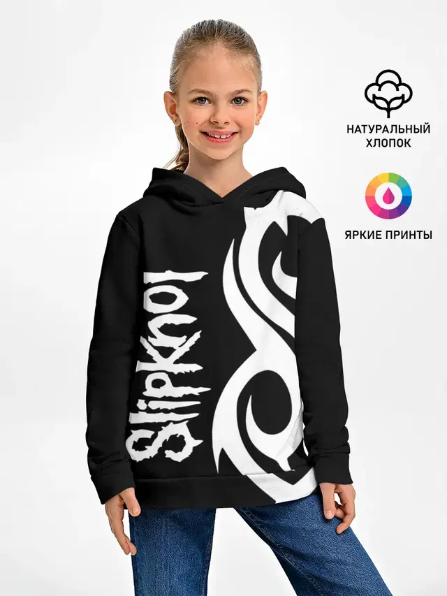 Детское худи с принтом «Slipknot»
