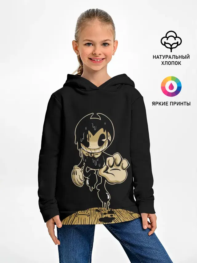 Детское худи с принтом «Bendy»