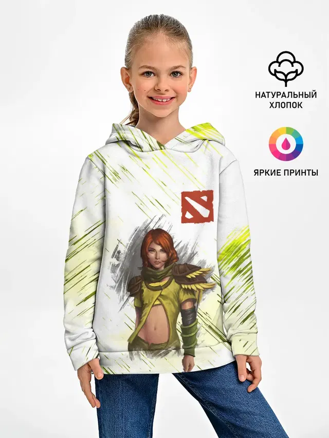 Детское худи с принтом «Windranger»