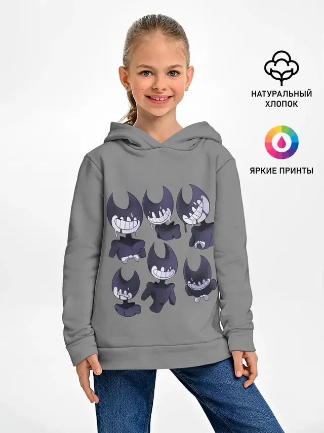 Детское худи с принтом «Ink Demon»