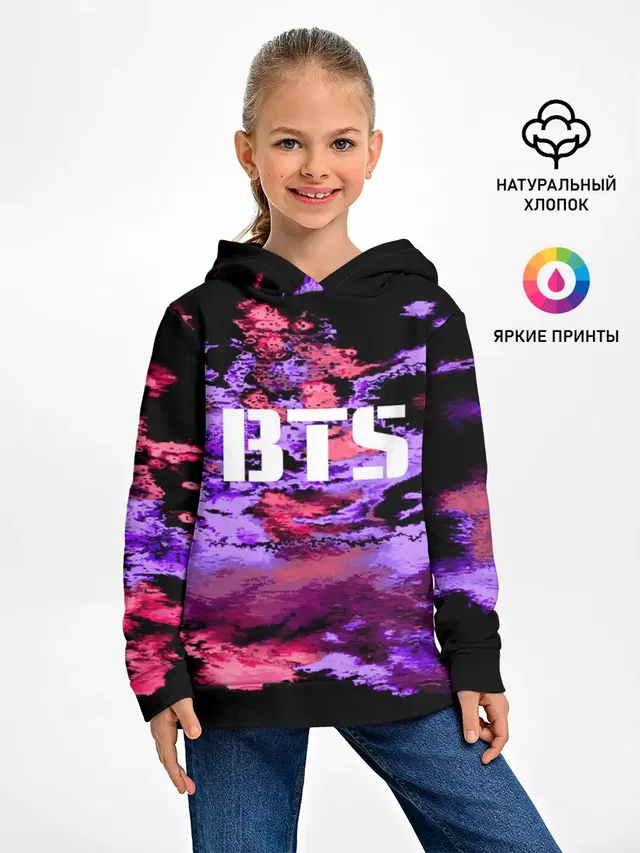 Детское худи с принтом «BTS»