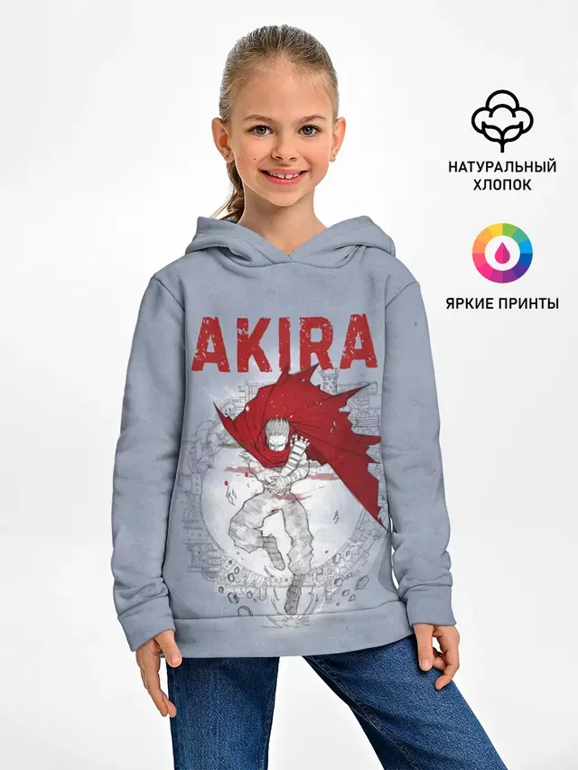 Детское худи с принтом «Акира — Shima Tetsuo»