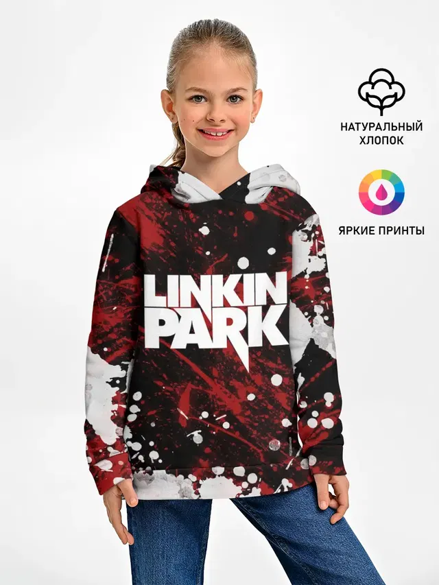 Детское худи с принтом «Linkin Park logo»