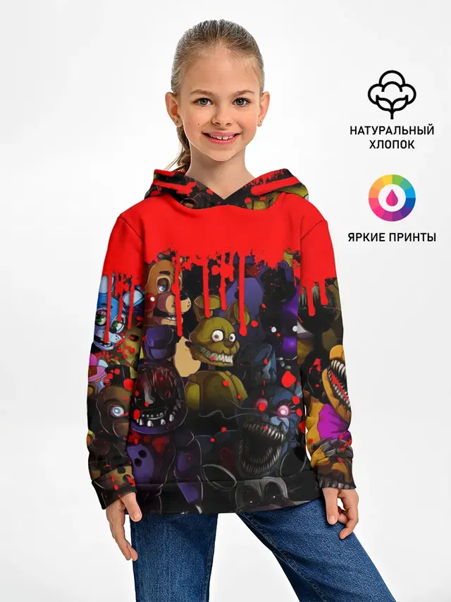 Детское худи с принтом «Bonnie»