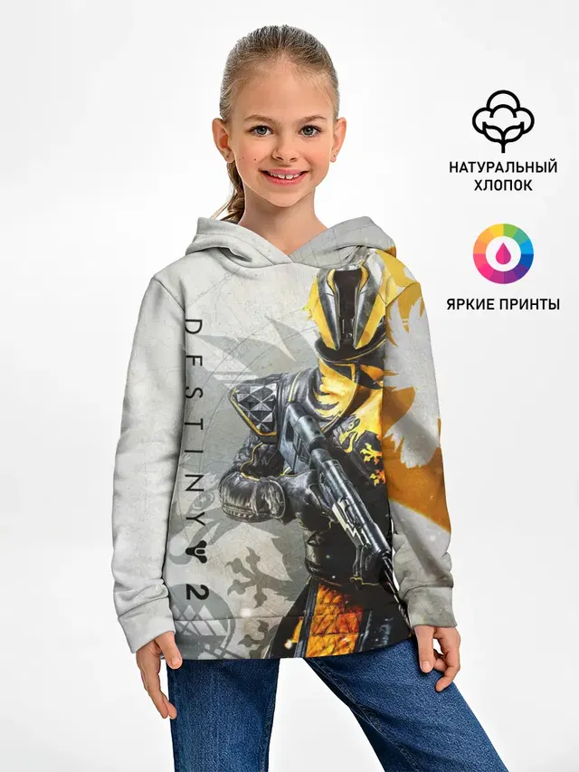Детское худи с принтом «Destiny — DESTINY, WARLOCK»