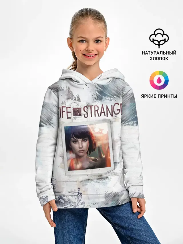 Детское худи с принтом «Max. Life is Strange.»