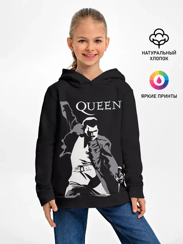 Детское худи с принтом «Queen»