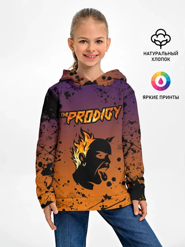 Детское худи с принтом «Prodigy — THE PRODIGY — ПРОДИДЖИ»