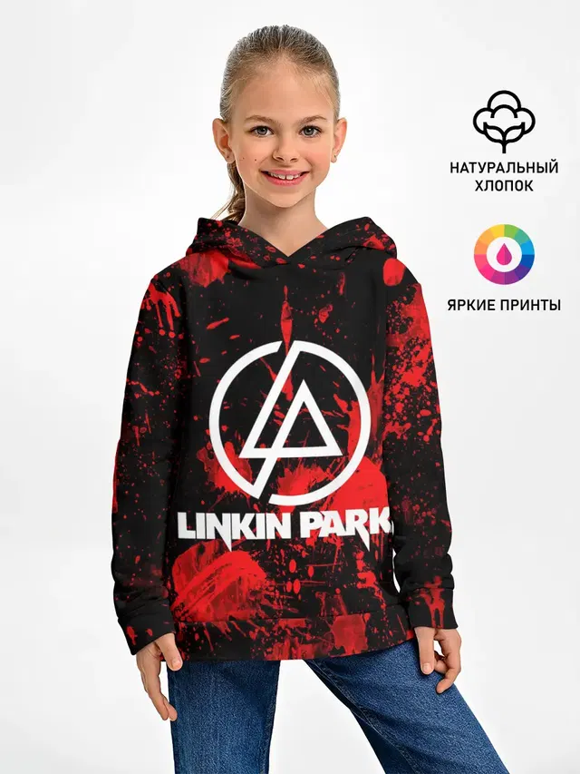 Детское худи с принтом «Linkin Park»