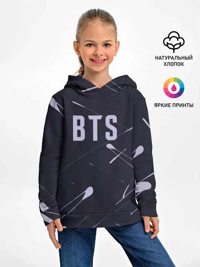 Детское худи с принтом «BTS»