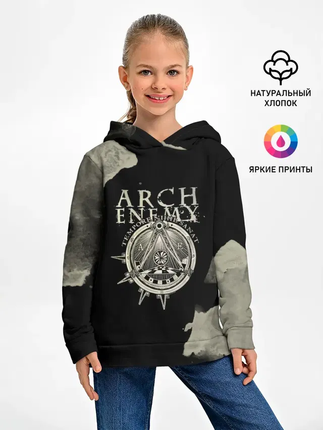 Детское худи с принтом «Arch Enemy»
