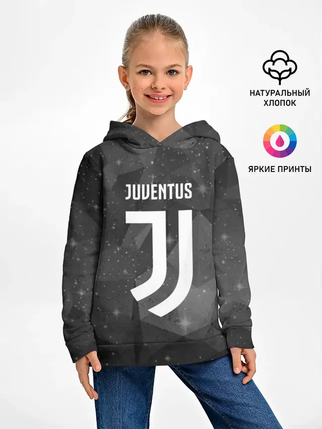 Детское худи с принтом «Ювентус — Juventus Cosmos»