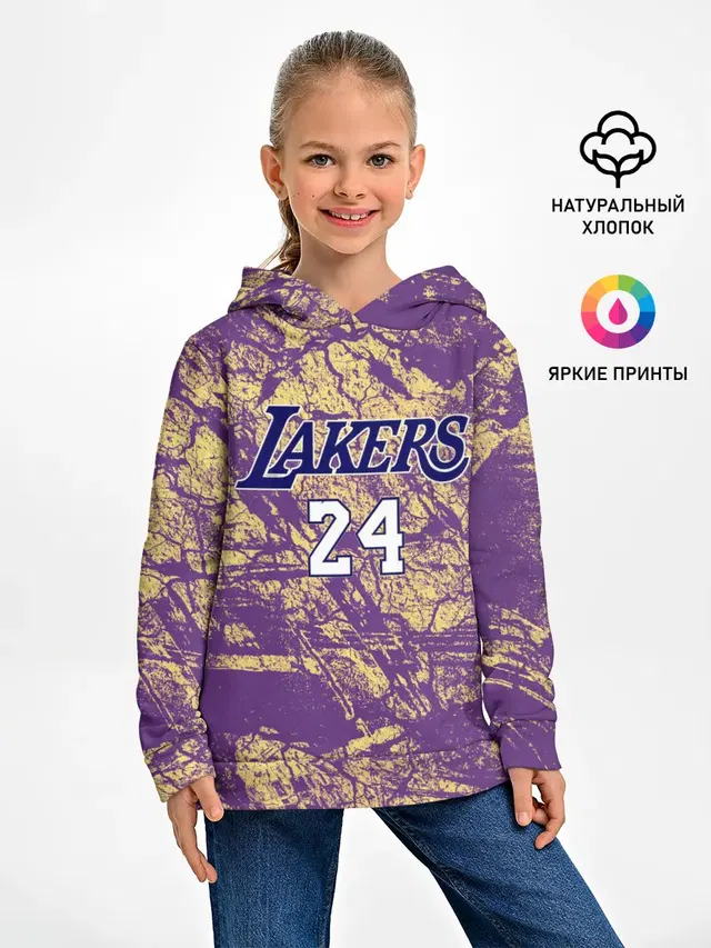 Детское худи с принтом «Лейкерс — Kobe Bryant»