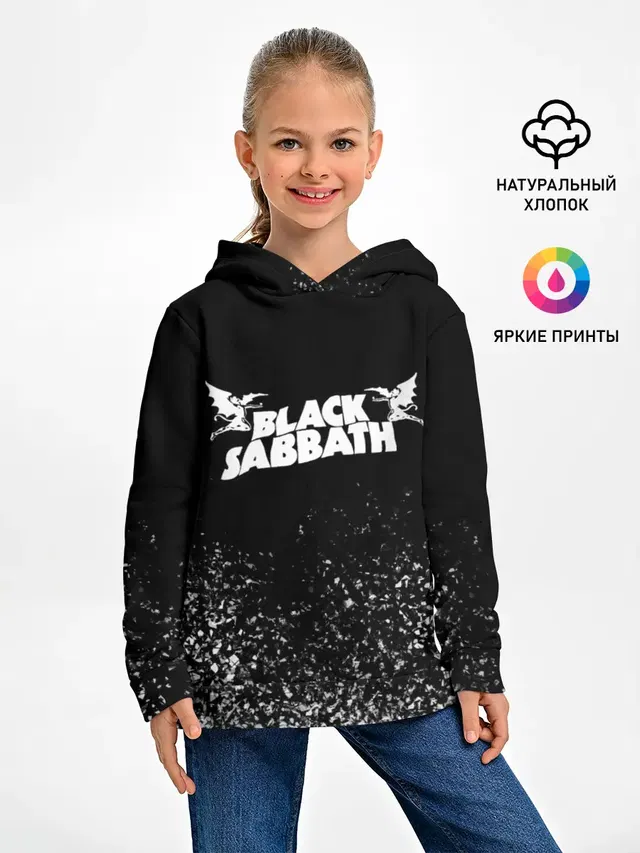 Детское худи с принтом «Black Sabbath»