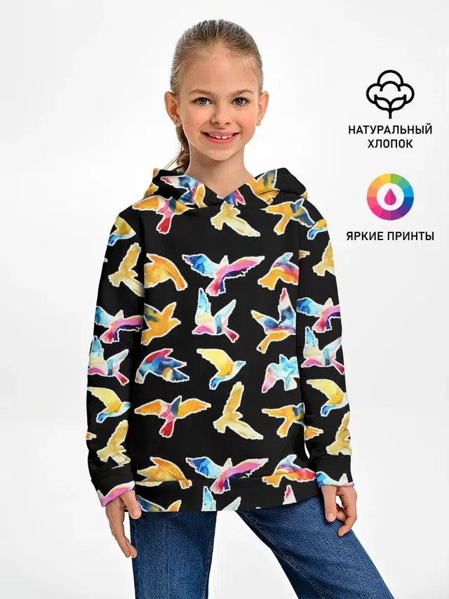акварельные птицы