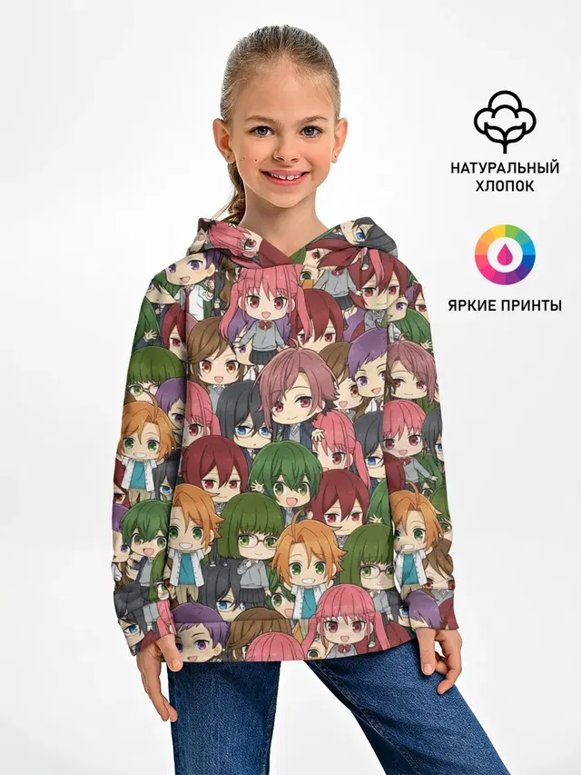 Детское худи с принтом «Хоримия — Horimiya Chibi»