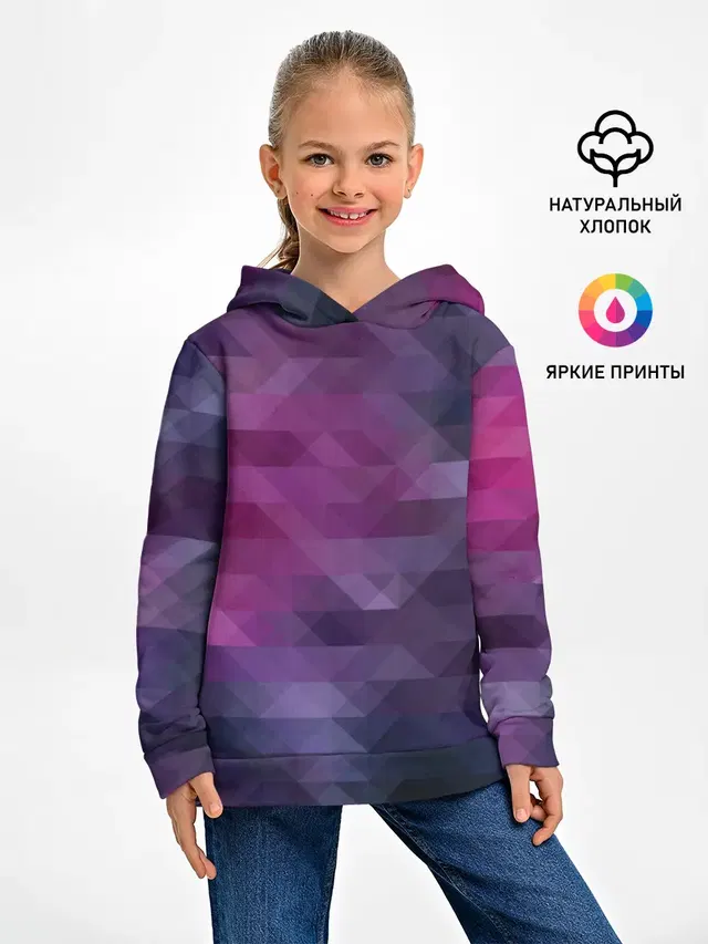 Фиолетово-бордовый узор