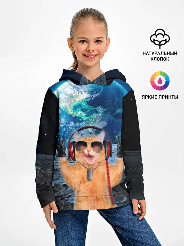 Кот на луне