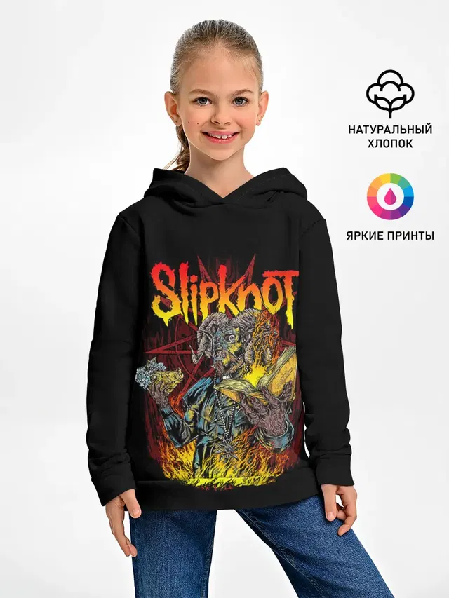 Детское худи с принтом «Slipknot THE Gray Chapter»