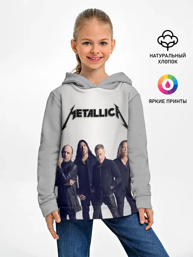 Детское худи с принтом «Metallica»