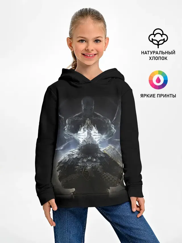 Детское худи с принтом «Mortal Shell.»