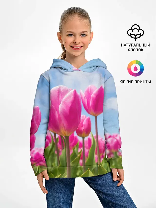 Розовые тюльпаны