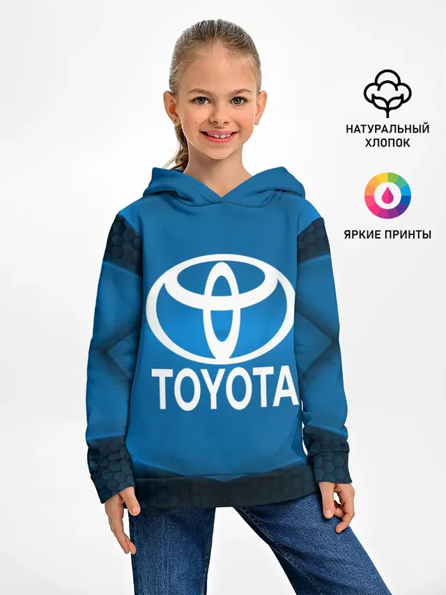 Детское худи с принтом «Тойота — Toyota SPORT»