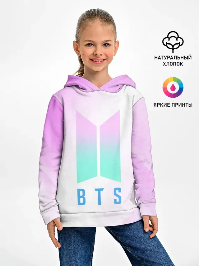 Детское худи с принтом «BTS»