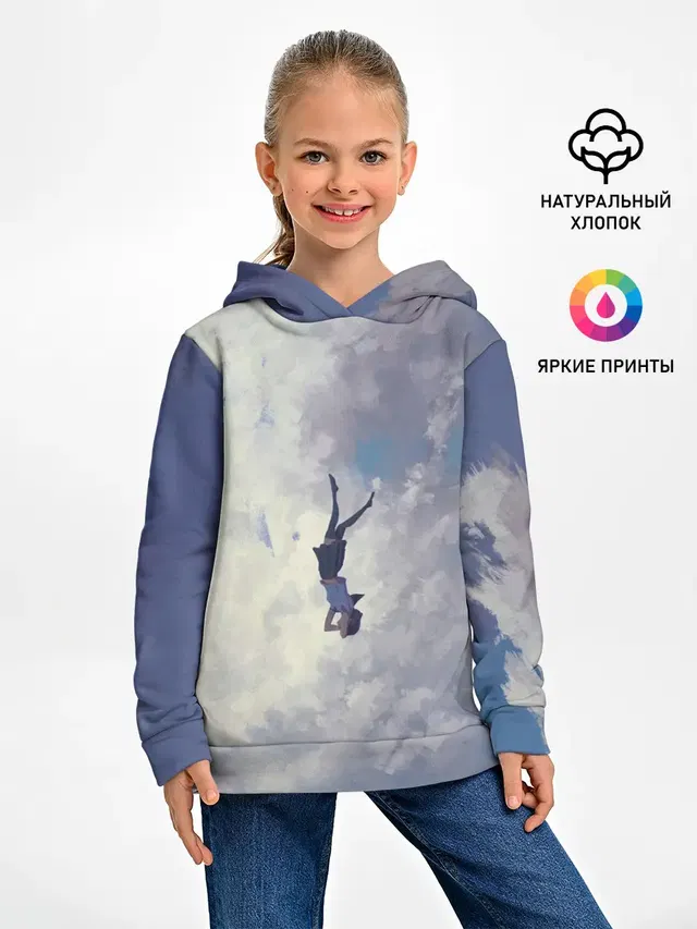 Летящая девушка