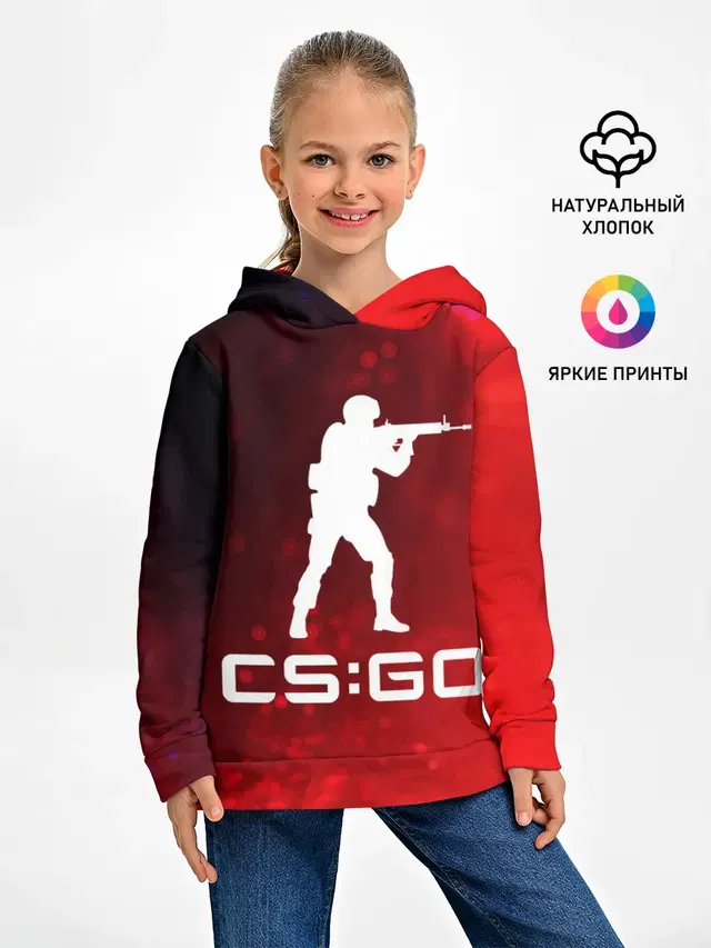Детское худи с принтом «Counter-Strike — CS GO»