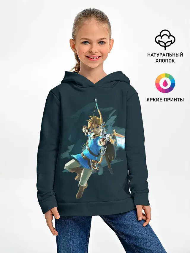 Детское худи с принтом «The Legend of Zelda»