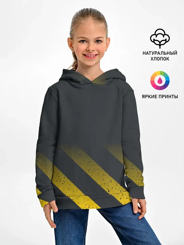 Детское худи с принтом «Black»
