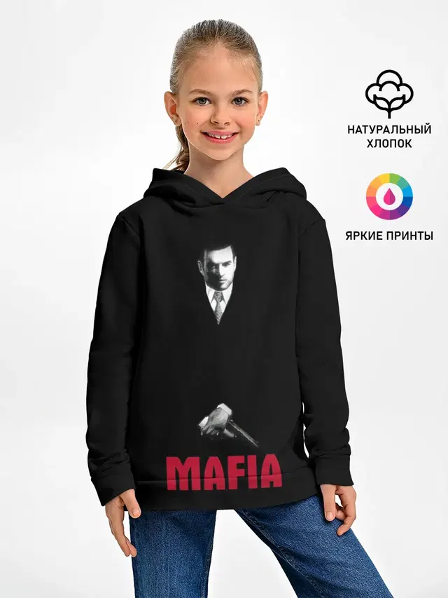 Детское худи с принтом «Mafia — Томас Анжело»