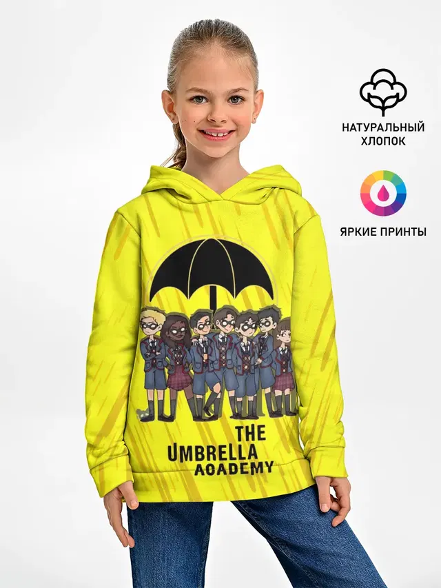 Детское худи с принтом «Разное — The Umbrella Academy»