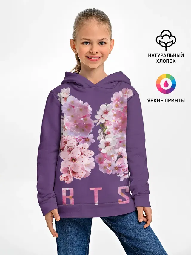 Детское худи с принтом «BTS»