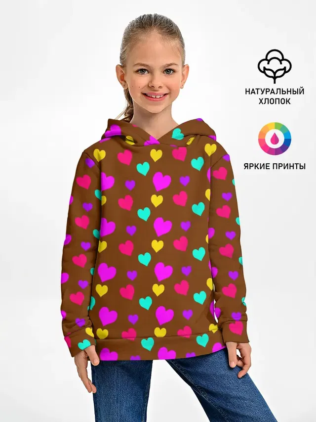сердечки разноцветные