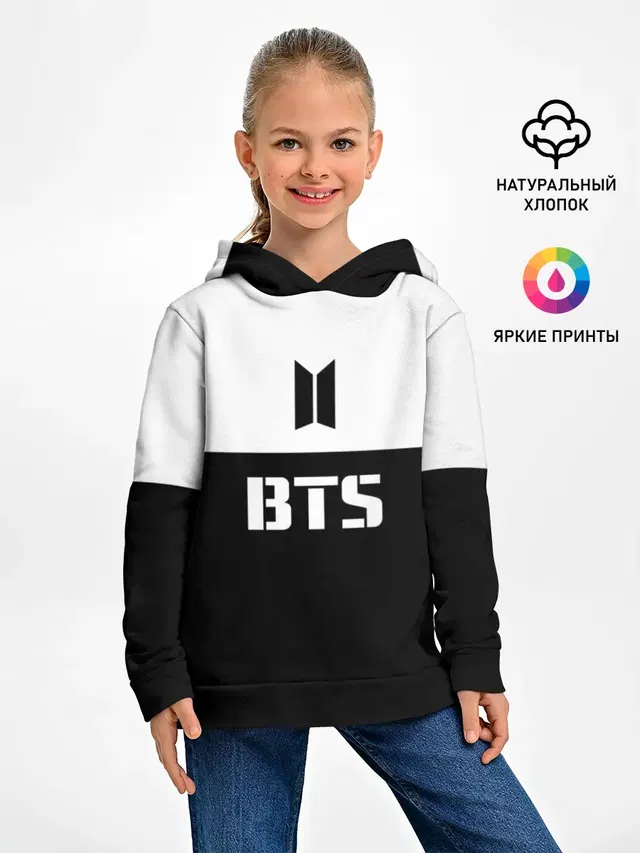 Детское худи с принтом «BTS»