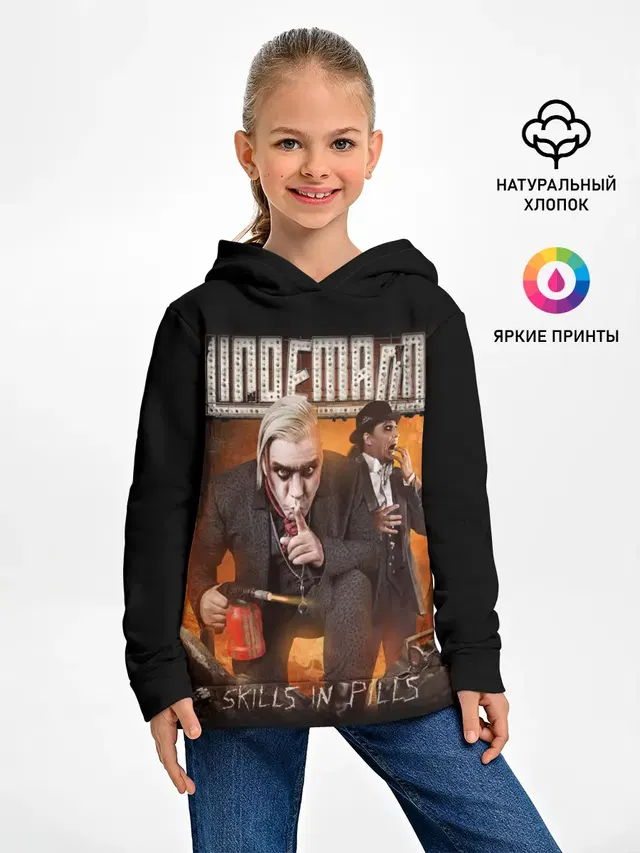 Детское худи с принтом «Rammstein»